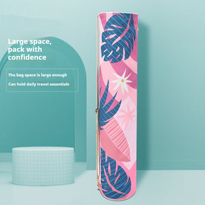 Elevate Your Yoga Experience with Our Portable Colored Printed Canvas Yoga Mat Bag